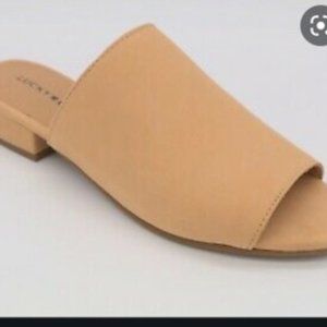 Lucky Brand Florent Mules Nude 8.5